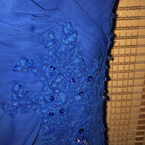 Caterina ROYAL BLUE MOB gown - Picture 4 of 10